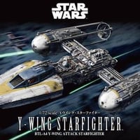 バンダイプラモデル　スターウォーズ　1/72 Ｙウイング・スターファイター　（青バンダイ再販品）