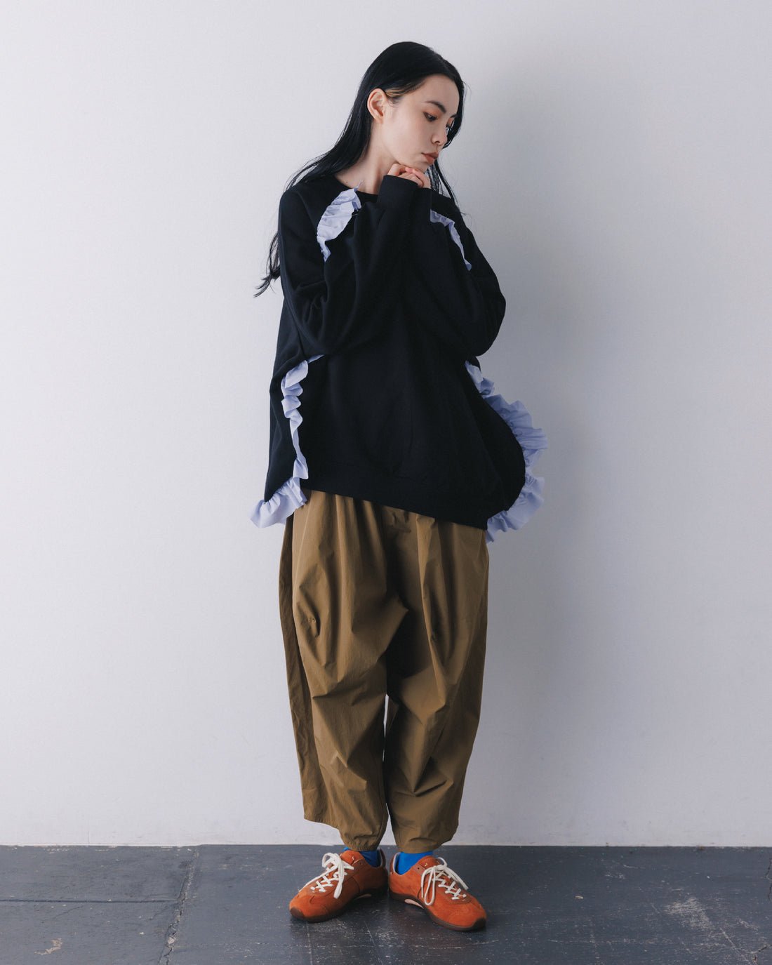 nunuforme ヌヌフォルム［フル丈シャカポインテッドパンツ］ | Bless