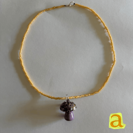 Mushroom Necklace