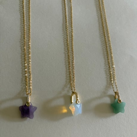 Star Gemstone Necklace