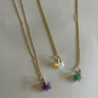 Star Gemstone Necklace