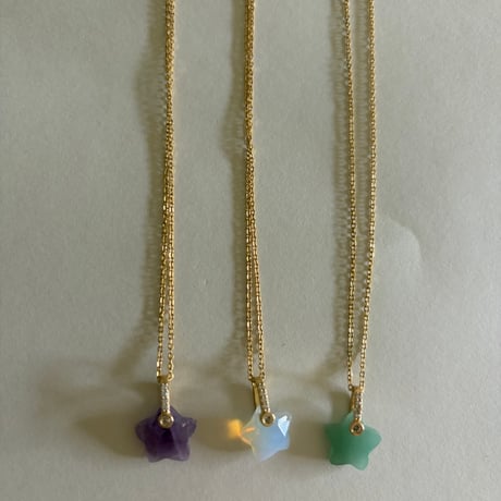 Star Gemstone Necklace