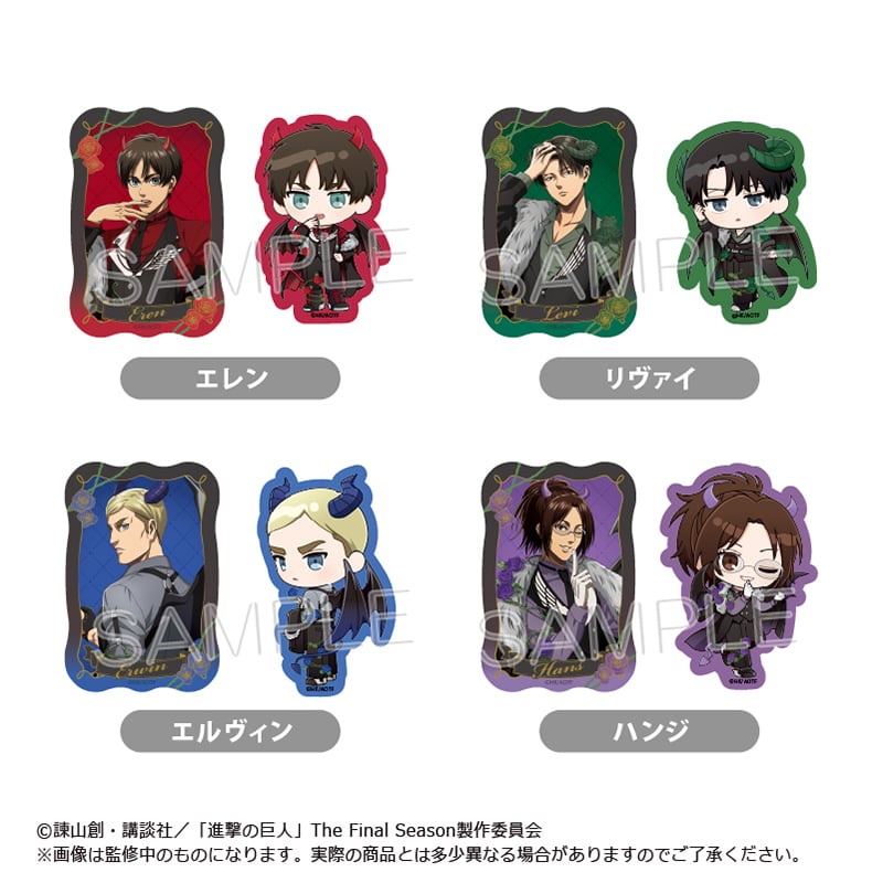 進撃の巨人 ステッカーセット DEVIL Ver. | TAPIOCA online shop