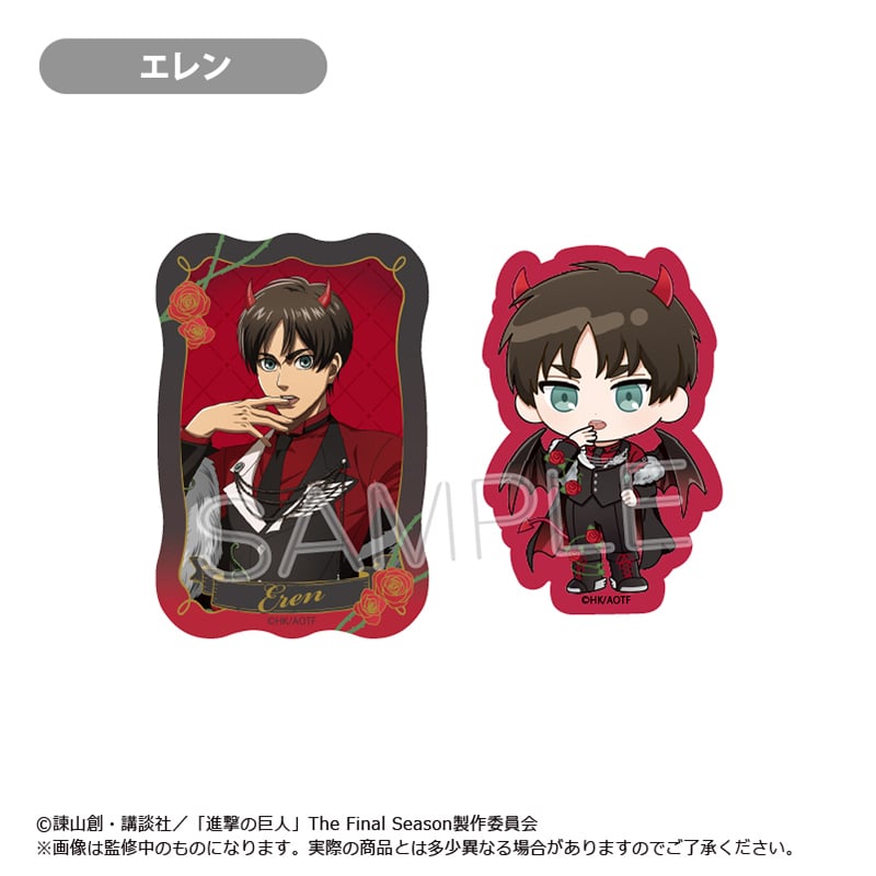 進撃の巨人 ステッカーセット DEVIL Ver. | TAPIOCA online shop