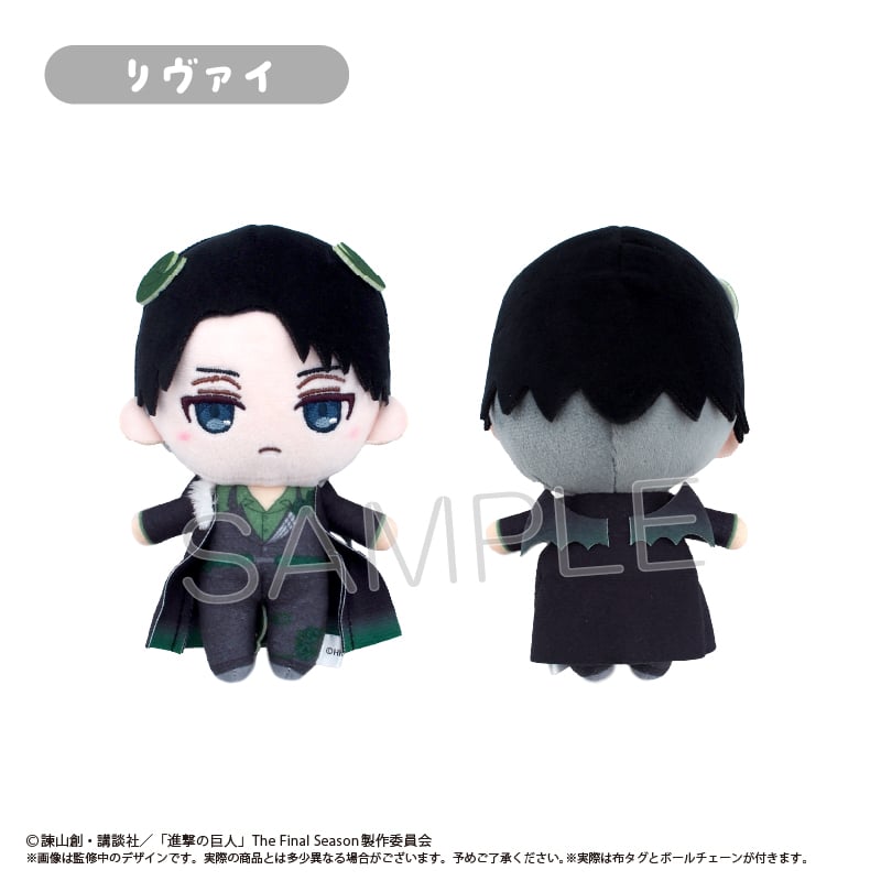 リヴァイ　おてぬい　進撃の巨人展 進撃の巨人 おめかしたぴぬい DEVIL Ver. | TAPIOCA online shop