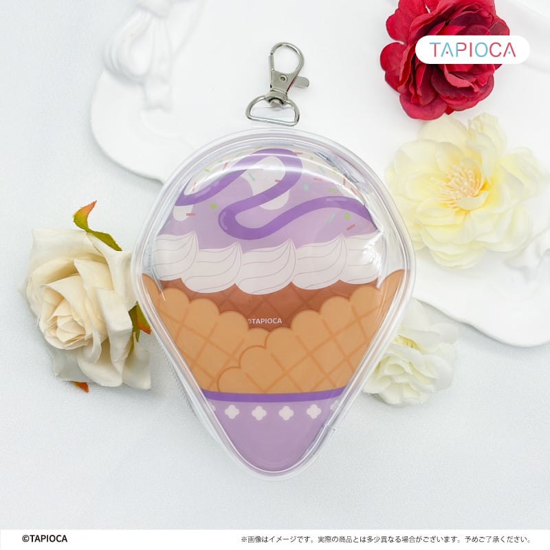 タピオカ オリジナル ワッフルコーン クリアポーチ | TAPIOCA online