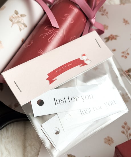 🐰🎄"Just for you ”message card/header 20P