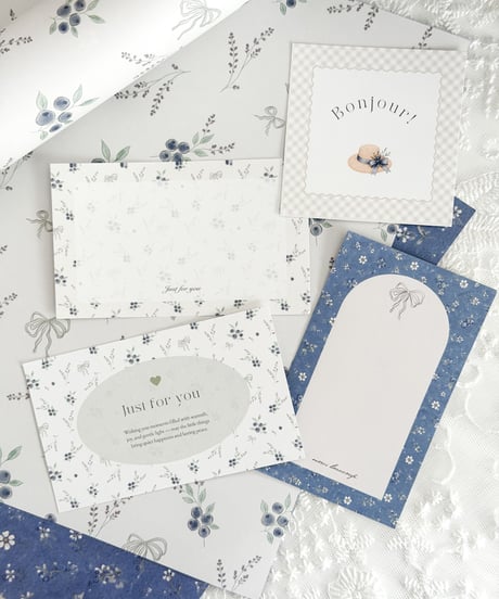 🫐🫧 blueberry wrapping set