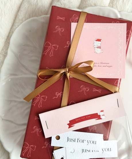 🐰🎄"Just for you ”message card/header 20P