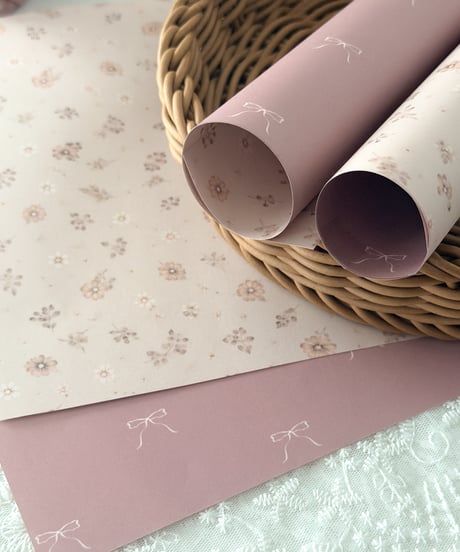 🍂🌼reversible A4 paper  20P