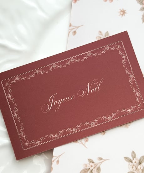 🎀🎄"Merry Christmas ”message card 20P