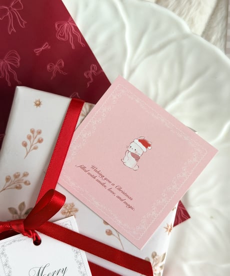 🐰🎄square card 20P