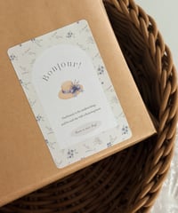 🫐👒 wrapping sticker 20P ”Bonjour”