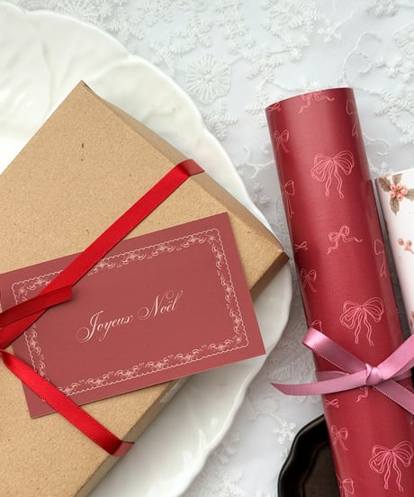 🎀🎄"Merry Christmas ”message card 20P