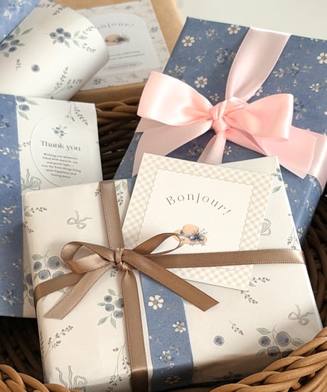 🫐🫧 blueberry wrapping set