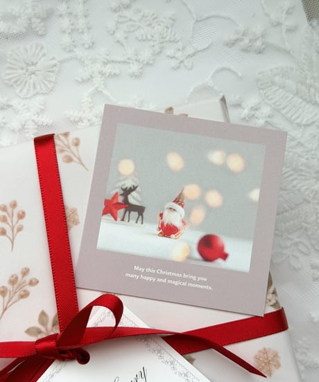 🎄square card 20P