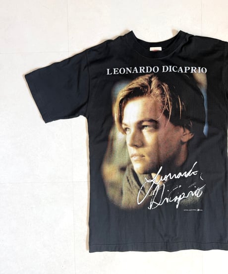TITANIC 1998 LEONARDO DICAPRIO FACE MICHAEL LARGE 1808／t-shirts