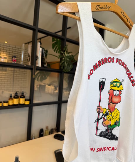 BOMBEROS FORESTALES切りっぱなしタンクトップ