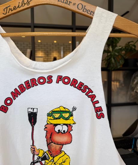 BOMBEROS FORESTALES切りっぱなしタンクトップ
