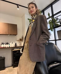 ピンチェック柄ジャケット