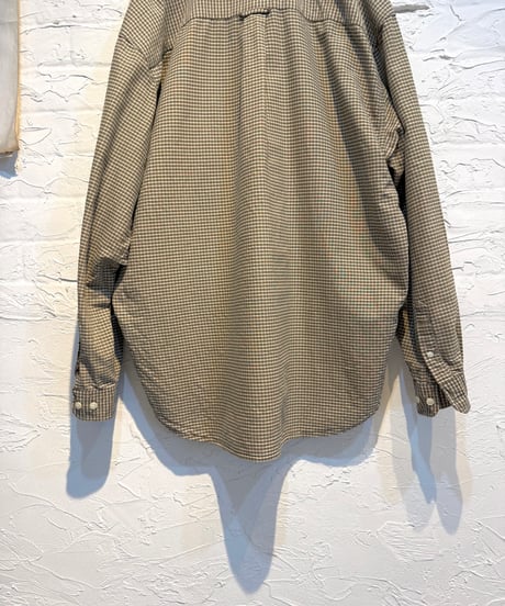 Eddie Bauer／茶色／チェック／shirt