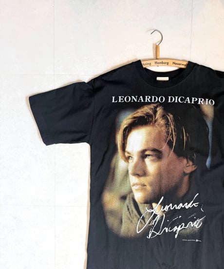 TITANIC 1998 LEONARDO DICAPRIO FACE MICHAEL LARGE 1808／t-shirts