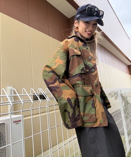 ウッドランドカモ柄ジャケット
