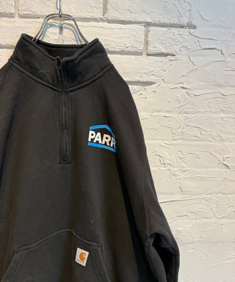 carhartt PARRハーフジップスウェット