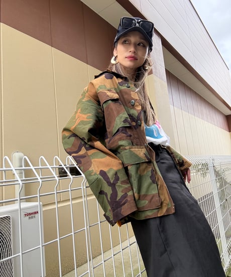 ウッドランドカモ柄ジャケット