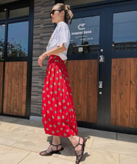 rétro柄skirt