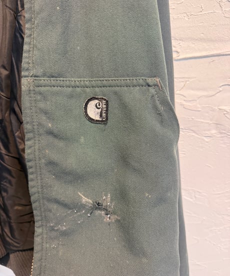 Carhartt アクティブジャケットパーカー　モスグリーン