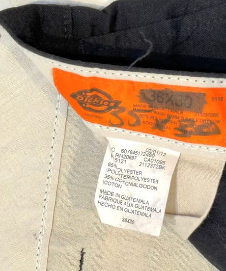 Dikies pants black made in GUATEMALA