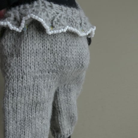 doll clothes （knit×beads）Mサイズ