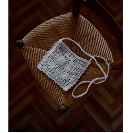 【8月10日〜15日に発送】filet crochet pochette