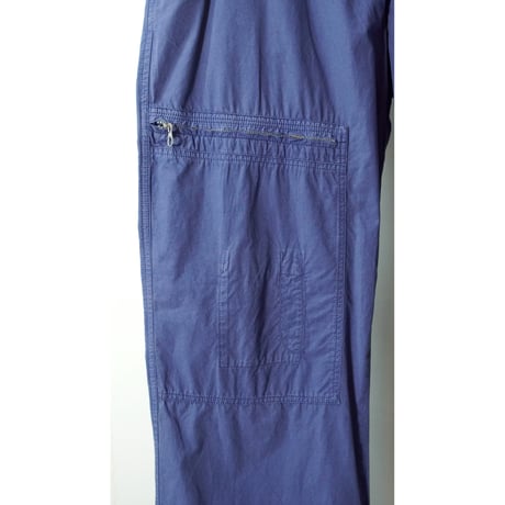 "THINK PINK" Multi pockets Cotton Wide pants