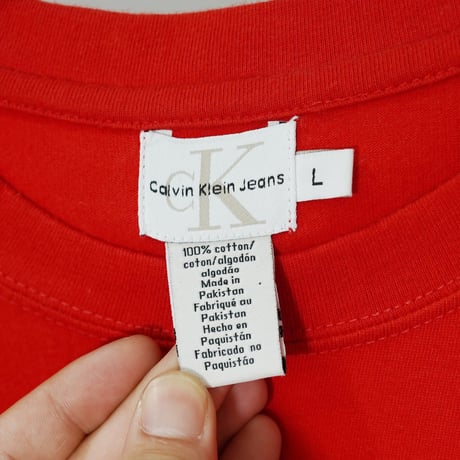 90s- "Calvin Klein Jeans" Detachable sleeve L/S T-shirt