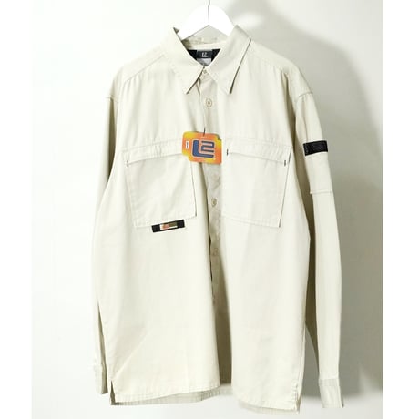 【Dead Stock】00s "Levi's L2" Technical L/S shirt Cotton 100%