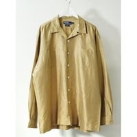 "Polo Ralph Lauren" -PACIFIC- Open collar L/S shirt