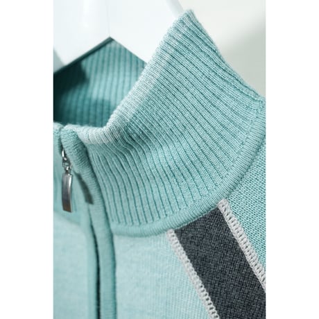 "Eddie Bauer" Half zip Knit sweater / Merino wool 100%