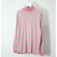 "Polo Ralph Lauren" Stripe pattern Turtle neck Cutsew