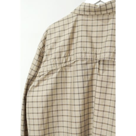 00s "NIKE ACG" Check pattern L/S shirt