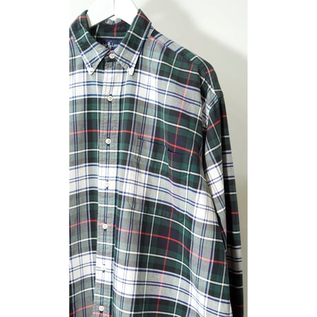 "Polo Ralph Lauren" -The Big Oxford- Check pattern B/D shirt