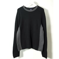00s "GAP" 2 tone Cotton Knit sweater