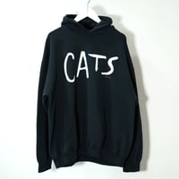 00s "CATS" Printed hoodie