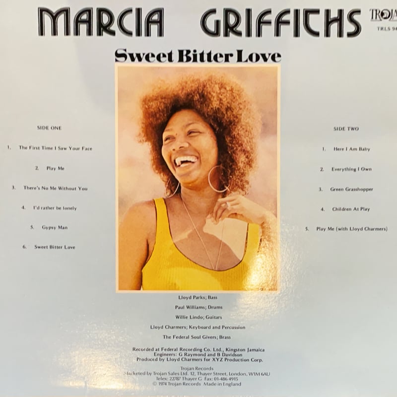 LP] Marcia Griffiths / Sweet Bitter Love | REC