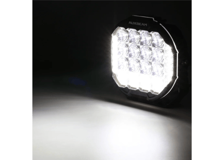 MASTER-T Series 9" Combo Beam Off-Road Lights with Dynamic Start-Up Amber Backlight