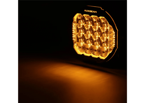 MASTER-T Series 9" Combo Beam Off-Road Lights with Dynamic Start-Up Amber Backlight