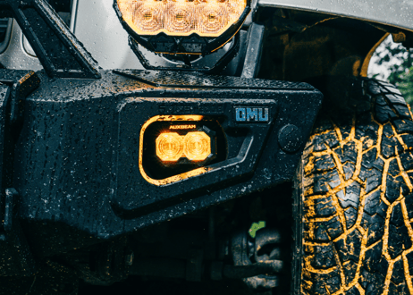 MASTER-T Series 3" Spot Beam Off-Road Lights with Amber Backlight