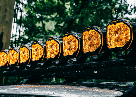 MASTER-T Series 5" Combo Beam Off-Road Lights with Dynamic Start-Up Amber Backlight