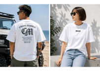 New Tシャツ2026【白×グレー】